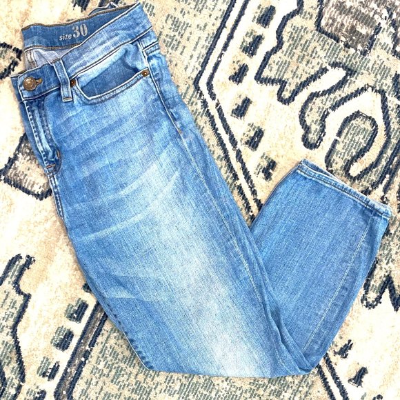 J. Crew Reid light wash cropped jeans size 30 EUC - Picture 3 of 7